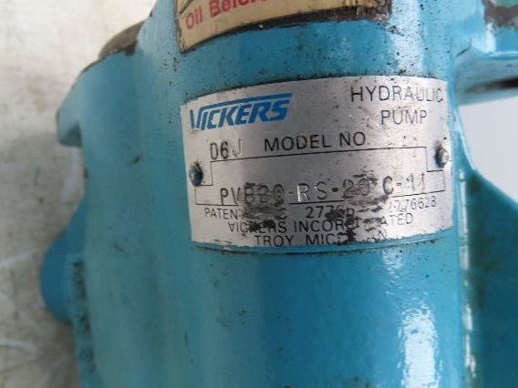 Vickers PVB20-RS-20C-11 Hydraulic Piston Pump 3000 PSI 20GPM Right Hand Rotation