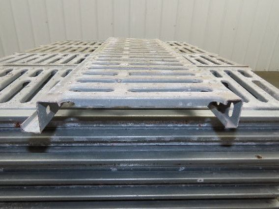 Interlake 9"x 30" Galvanized Steel Slotted Pallet Racking Deck 34"D Rack 100pcs