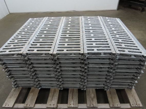 Interlake 9"x 30" Galvanized Steel Slotted Pallet Racking Deck 34"D Rack 100pcs