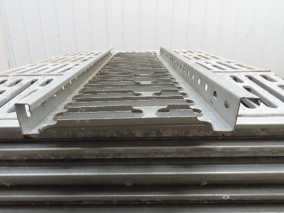 Interlake 9"x 30" Galvanized Steel Slotted Pallet Racking Deck 34"D Rack 100pcs
