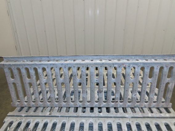 Interlake 9"x 30" Galvanized Steel Slotted Pallet Racking Deck 34"D Rack 100pcs