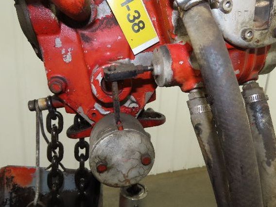 Chicago Pneumatic 1/2 Ton 1000Lb Power Vane Air Chain Hoist 10' 3" Lift Pendant