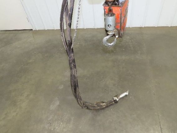 Chicago Pneumatic 1/2 Ton 1000Lb Power Vane Air Chain Hoist 10' 3" Lift Pendant