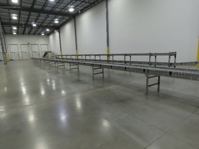 Hilmot 30"x 126' MDR 24VDC Motorized Roller Conveyor 27"BF Variable Speed Zones