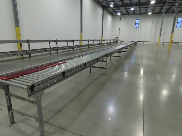 Hilmot 30"x 126' MDR 24VDC Motorized Roller Conveyor 27"BF Variable Speed Zones