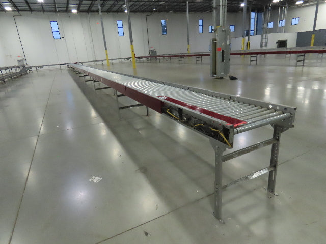 Hilmot 30"x 126' MDR 24VDC Motorized Roller Conveyor 27"BF Variable Speed Zones