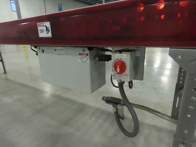 Hilmot 30"x 126' MDR 24VDC Motorized Roller Conveyor 27"BF Variable Speed Zones