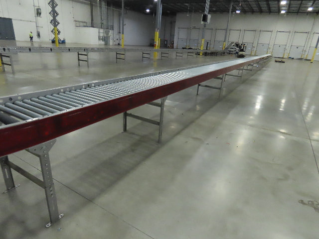 Hilmot 30"x 126' MDR 24VDC Motorized Roller Conveyor 27"BF Variable Speed Zones
