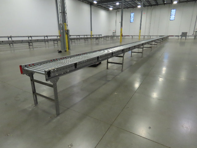 Hilmot 30"x 126' MDR 24VDC Motorized Roller Conveyor 27"BF Variable Speed Zones
