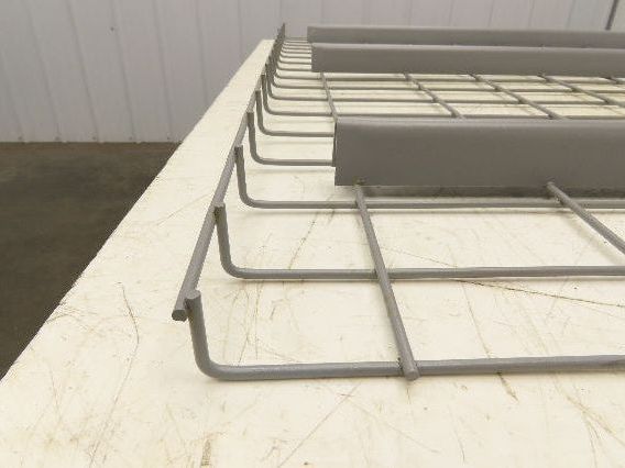 New Pallet Rack Wire Deck 42x46" Waterfall 3 Step Channel Racking 2500lb Mesh