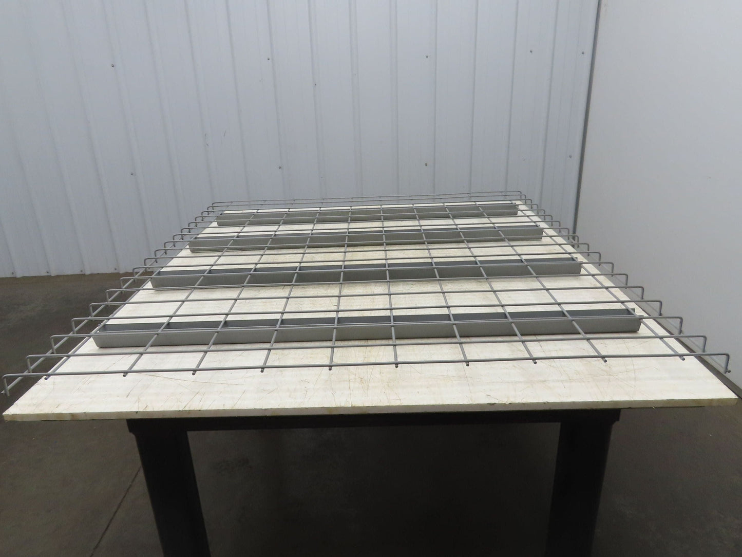 New Pallet Rack Wire Deck 42x46" Waterfall 4 Step Channel Racking 3500lb Mesh