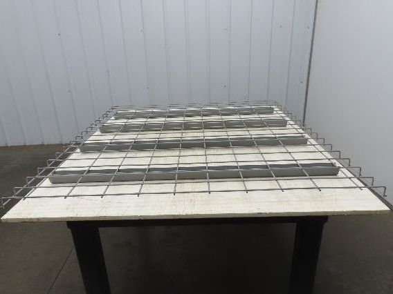 New Pallet Rack Wire Deck 42x46" Waterfall 4 Step Channel Racking 3500lb Mesh