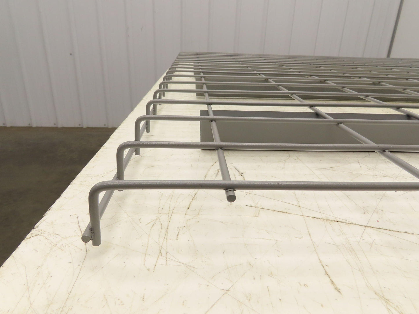New Pallet Rack Wire Deck 42x46" Waterfall 4 Step Channel Racking 3500lb Mesh