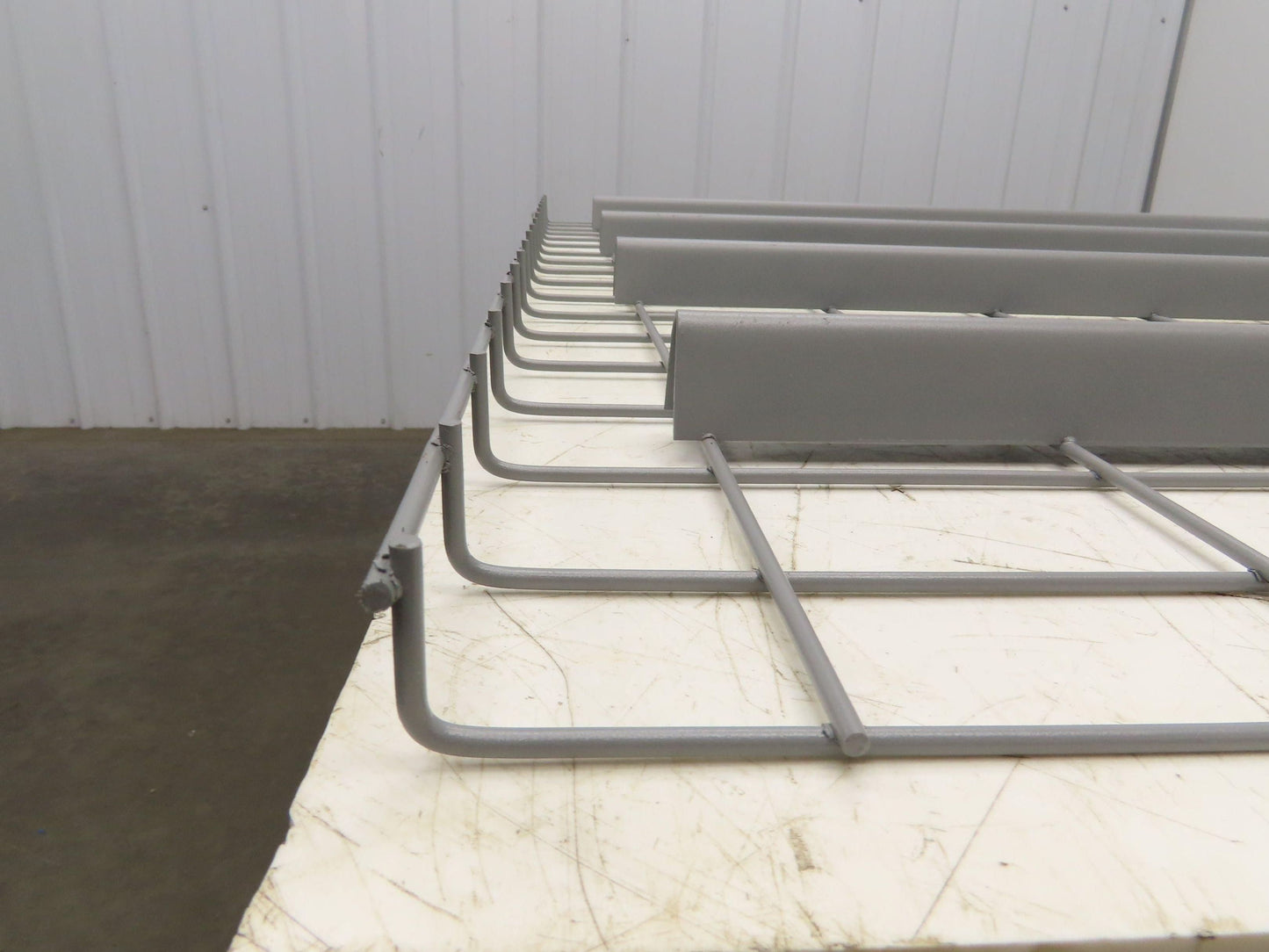 New Pallet Rack Wire Deck 42x46" Waterfall 4 Step Channel Racking 3500lb Mesh