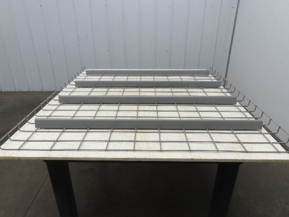 New Pallet Rack Wire Deck 42x46" Waterfall 4 Step Channel Racking 3500lb Mesh