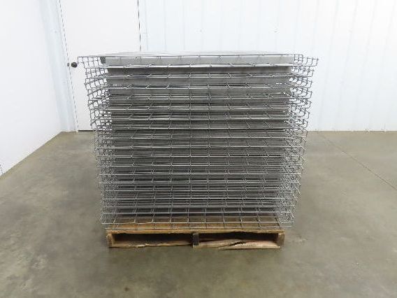 New Pallet Rack Wire Deck 42x46" Waterfall 4 Step Channel Racking 3500lb Mesh
