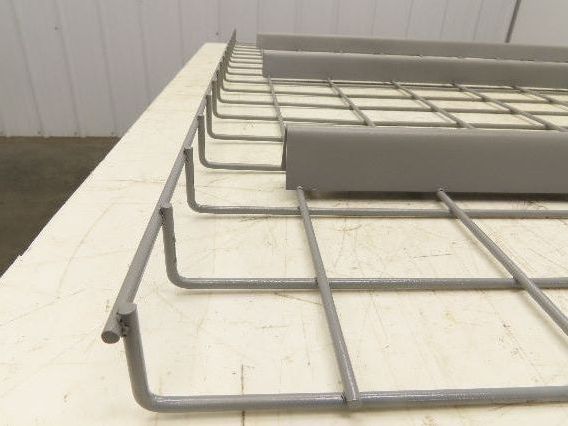New Pallet Rack Wire Deck 44x46" Waterfall 3 Step Channel Racking 2500lb Mesh