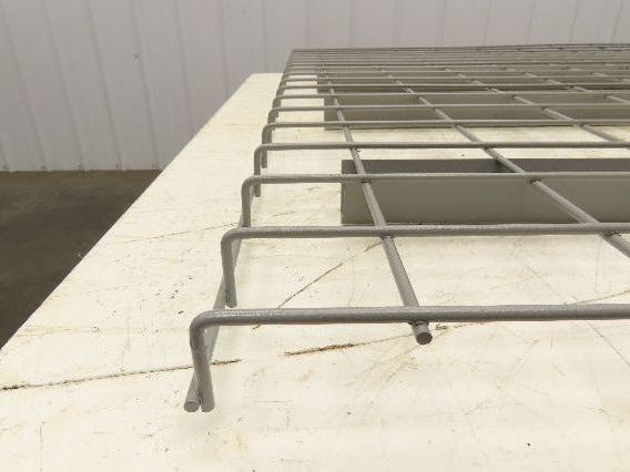 New Pallet Rack Wire Deck 48x46" Waterfall 4 Step Channel Racking 3000lb Mesh