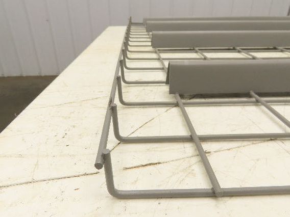 New Pallet Rack Wire Deck 48x46" Waterfall 4 Step Channel Racking 3000lb Mesh
