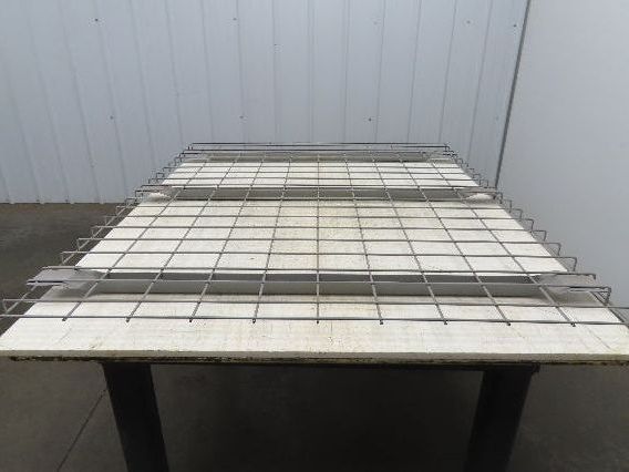 New Pallet Rack Wire Deck 42x52" Waterfall 3 Flared Channel Racking 2500lb Mesh