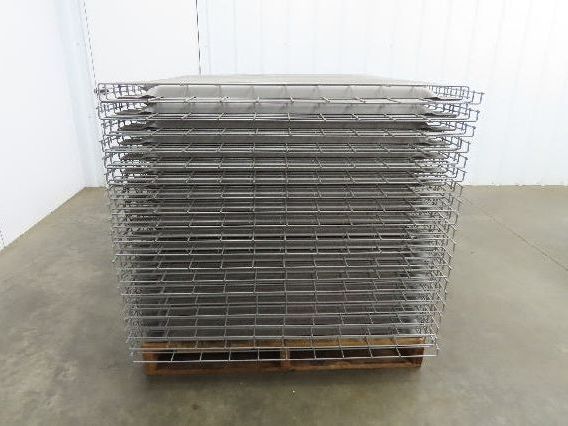 New Pallet Rack Wire Deck 42x52" Waterfall 3 Flared Channel Racking 2500lb Mesh