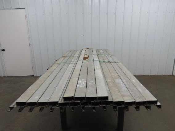 Pallet Racking Pallet Support Cross Bars 3"x 96" Galvanized Steel Lot of 31