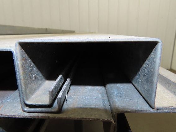 Pallet Racking Pallet Support Cross Bars 3"x 96" Galvanized Steel Lot of 31