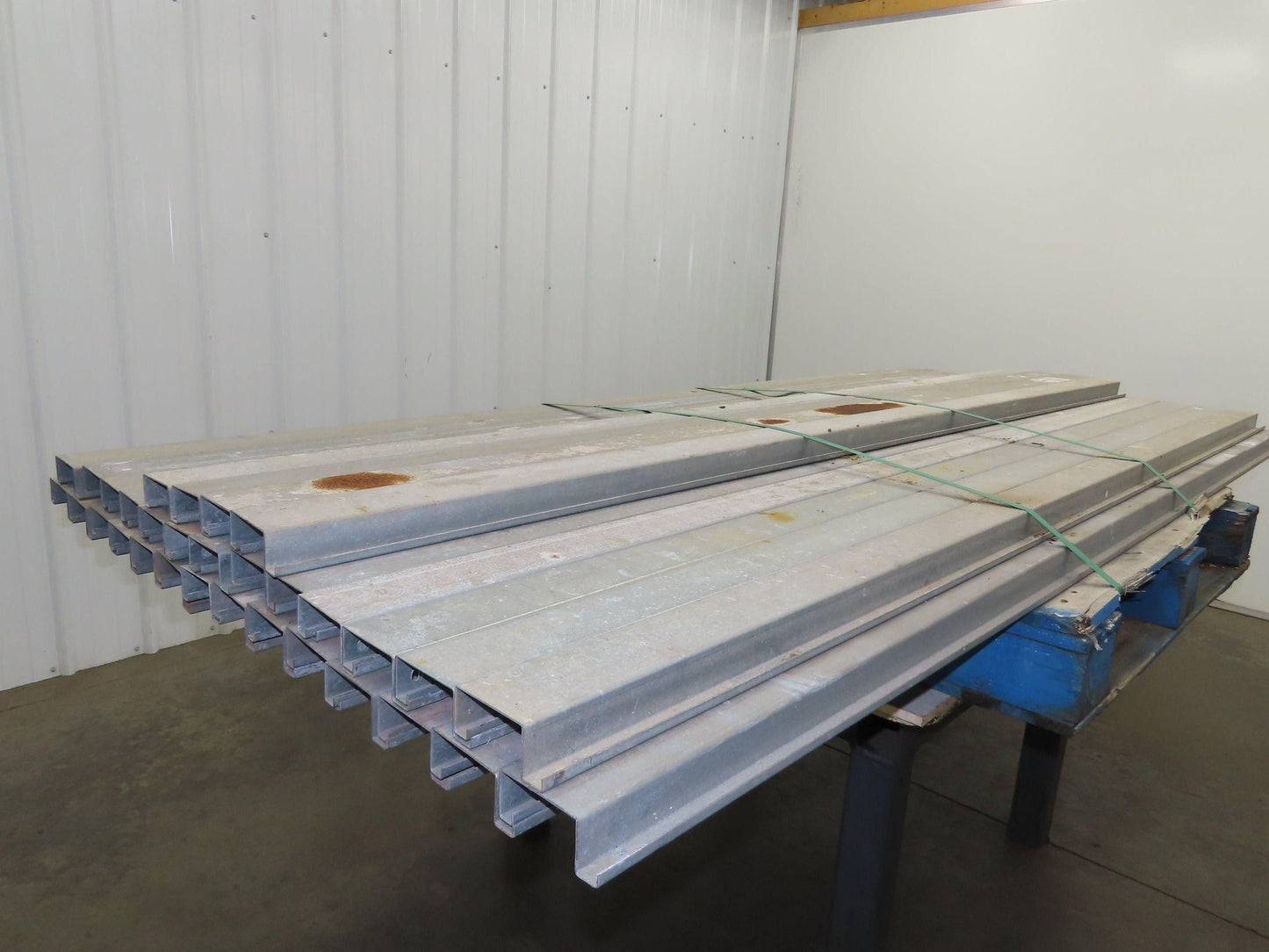 Pallet Racking Pallet Support Cross Bars 3"x 96" Galvanized Steel Lot of 31