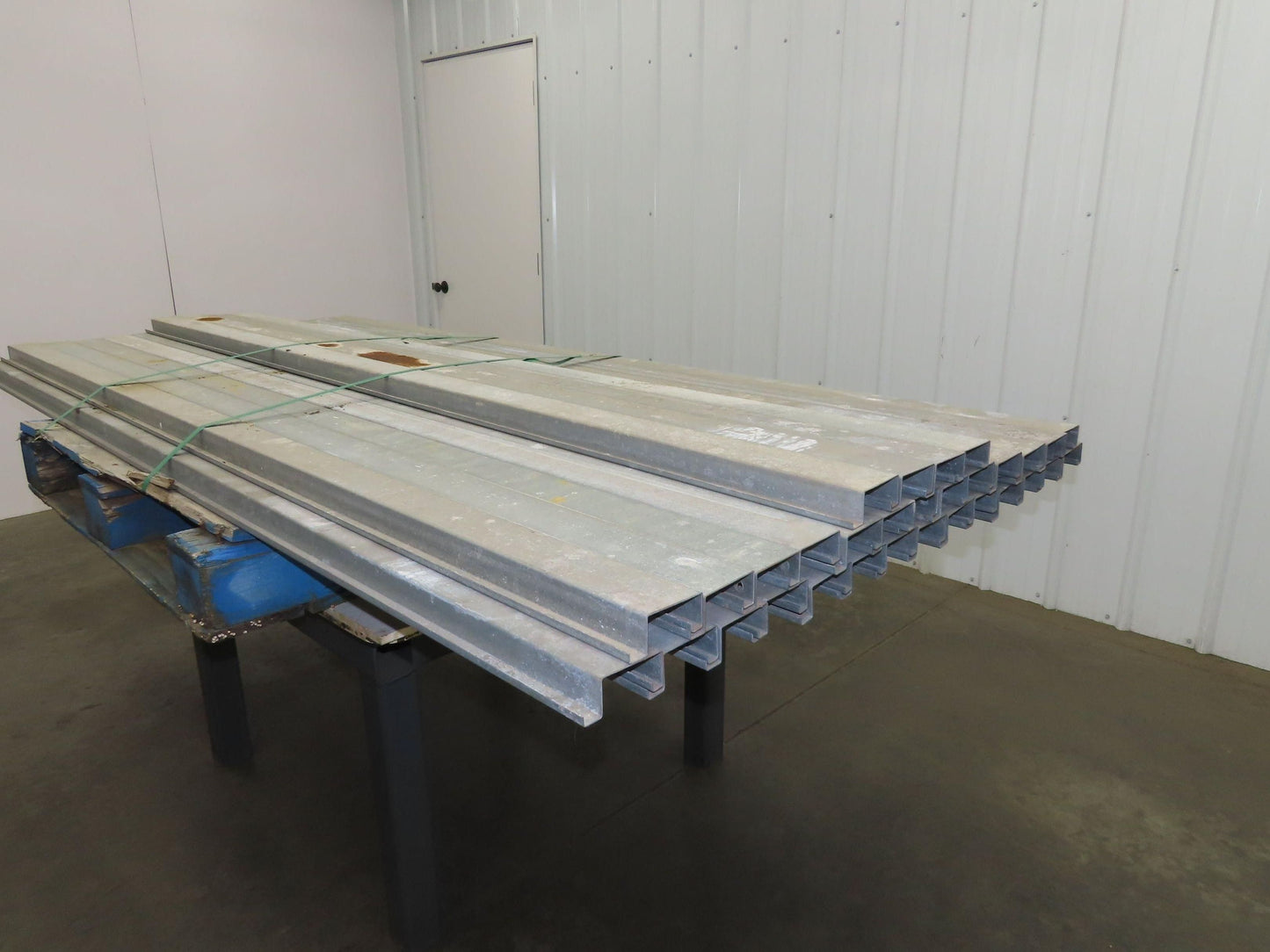 Pallet Racking Pallet Support Cross Bars 3"x 96" Galvanized Steel Lot of 31