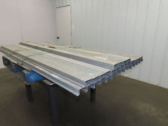 Pallet Racking Pallet Support Cross Bars 3"x 96" Galvanized Steel Lot of 31