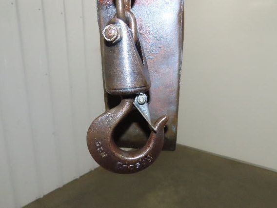 Chicago Pneumatic 1/4 Ton 500Lb Power Vane Air Chain Hoist 9' 3" Lift w/Pendant