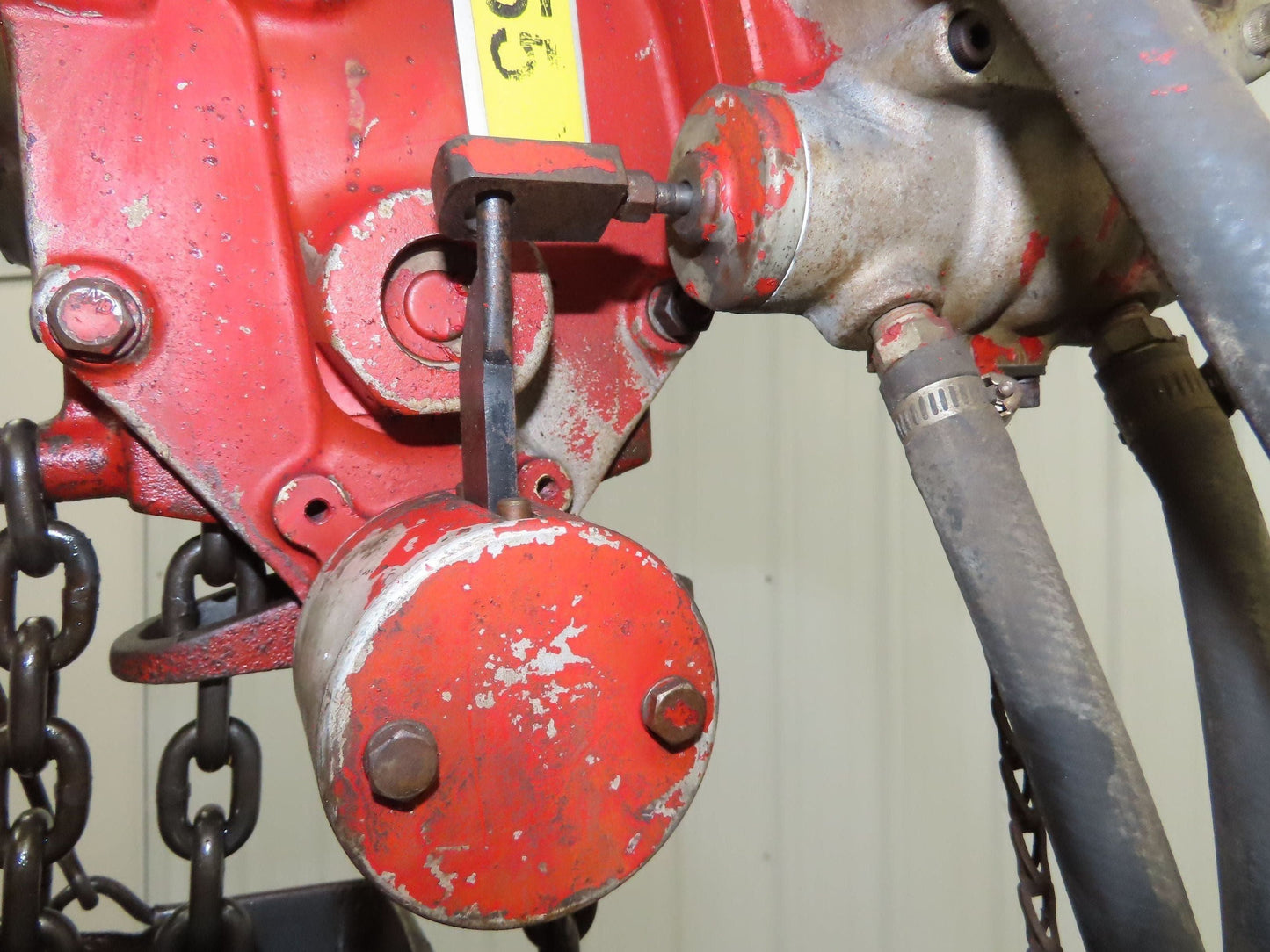 Chicago Pneumatic 1/4 Ton 500Lb Power Vane Air Chain Hoist 9' 3" Lift w/Pendant