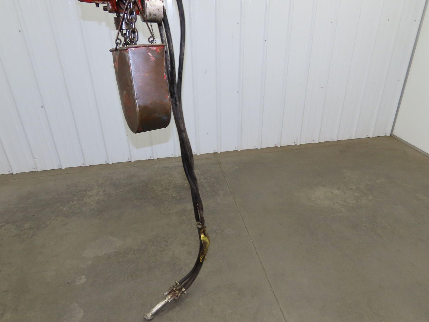 Chicago Pneumatic 1/4 Ton 500Lb Power Vane Air Chain Hoist 9' 3" Lift w/Pendant