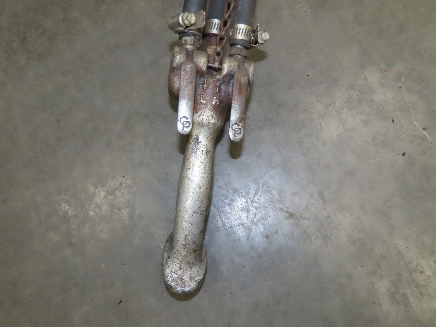 Chicago Pneumatic 1/4 Ton 500Lb Power Vane Air Chain Hoist 9' 3" Lift w/Pendant