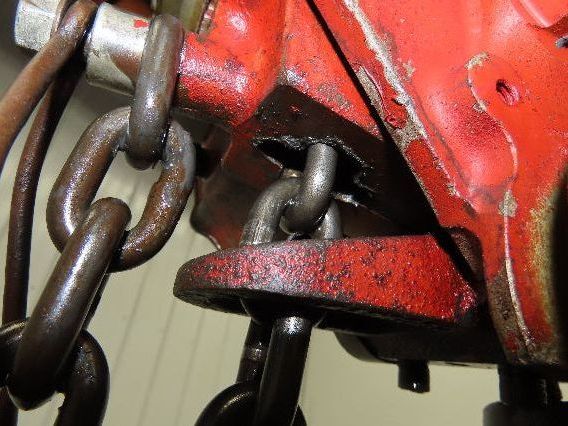 Chicago Pneumatic 1/4 Ton 500Lb Power Vane Air Chain Hoist 9' 3" Lift w/Pendant