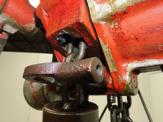 Chicago Pneumatic 1/4 Ton 500Lb Power Vane Air Chain Hoist 9' 3" Lift w/Pendant