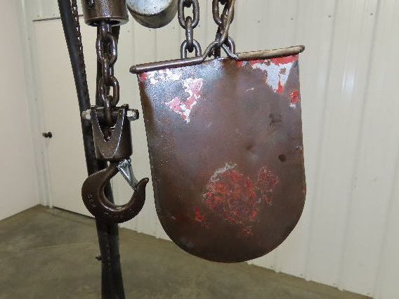 Chicago Pneumatic 1/4 Ton 500Lb Power Vane Air Chain Hoist 9' 3" Lift w/Pendant