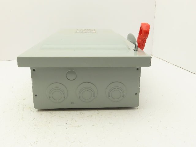 Siemens HF262 Heavy Duty Safety Disconnect Switch 60A 600VAC 1PH 2 Pole Fusible