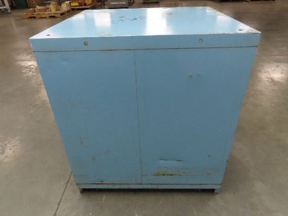 Stanley Vidmar Tool Cabinet 4 Drawer 28x30x33" Blue Lista Lyon Rust Rough