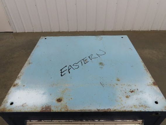 Stanley Vidmar Tool Cabinet 4 Drawer 28x30x33" Blue Lista Lyon Rust Rough