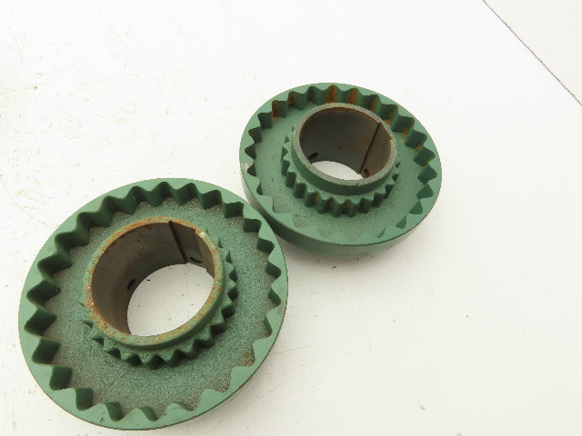Woods 8S 2 3/8 Spacer Flange Coupling Flex Sleeve Set 2-3/8" Bore