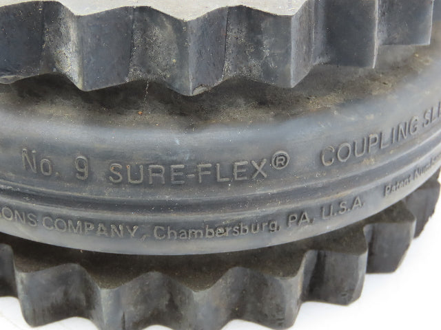 Woods 9SC35 Spacer Flange Coupling Sure-Flex Sleeve Set 2-3/16" Bore