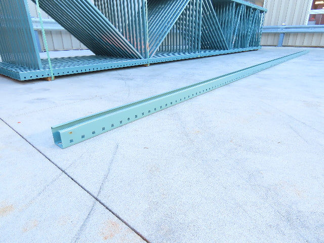 Interlake 24' Teardrop Pallet Racking Upright 3x3" Column Leg Only