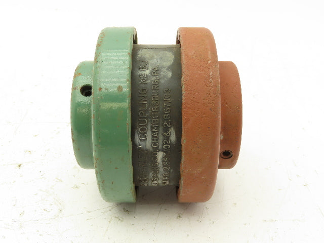 TB Woods 6S 1-1/8 Spacer Flange Coupling Sleeve Set 1-1/8" Bore