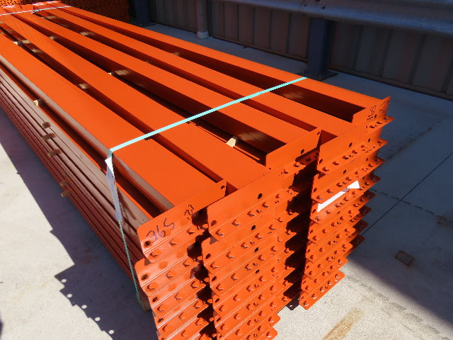 Interlake 144"x 6" Teardrop Pallet Racking Rack Step Beam Crossmember 6250Lb 59E