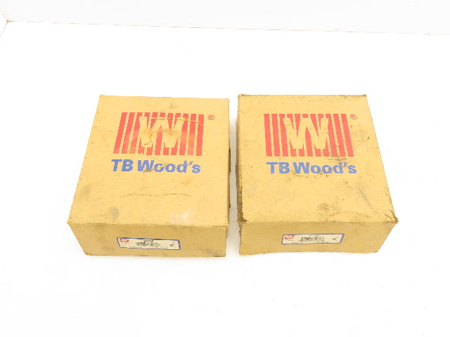 TB Woods 8S 2 3/8 Sure-Flex Flange Coupling 2-3/8" Keyed Bore Lot of 2