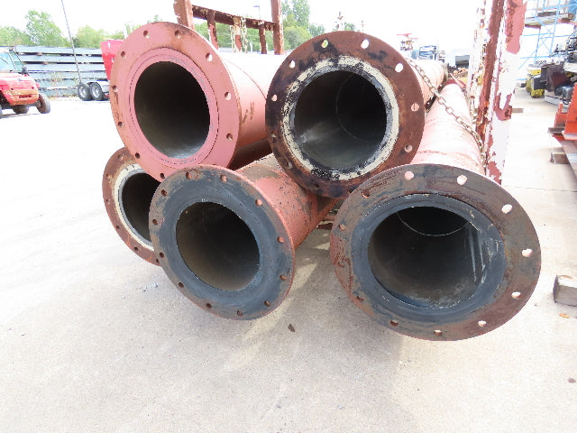 DUR-ROK Ceramic Basalt Cast Pipe Culvert for Abrasive Material Conveying 12"x18'