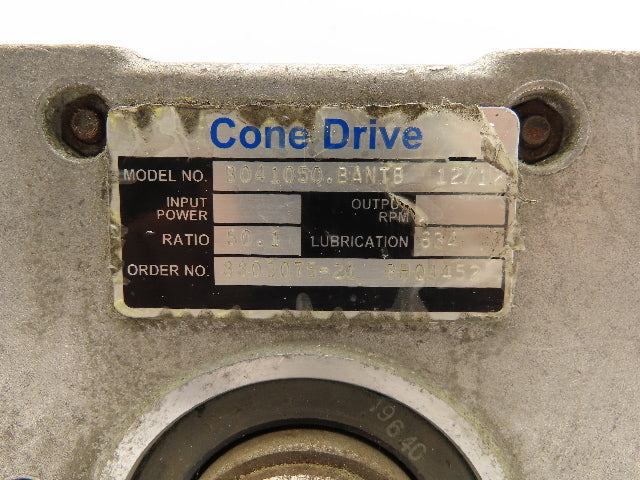 Cone Drive B041050.BANTB Worm Gearbox 50:1 Reducer RH Output 56C-Face