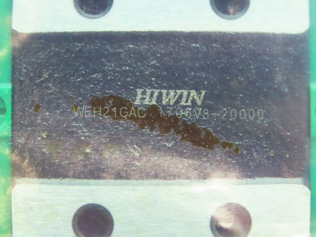 Hiwin WEH21CAC Linear Block Bearing Guideway Rail 97mm Long