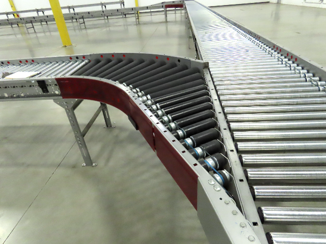 Hilmot 30"x 12' Motorized Roller Conveyor 90° Spur Diverter 27"BF 24VDC 120FPM